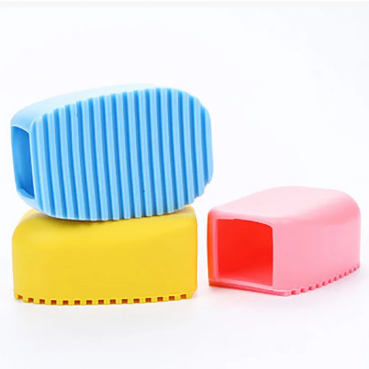 Высококачественная щетка для чистки мойки, ручная силиконовая щетка для стирки ярких цветов