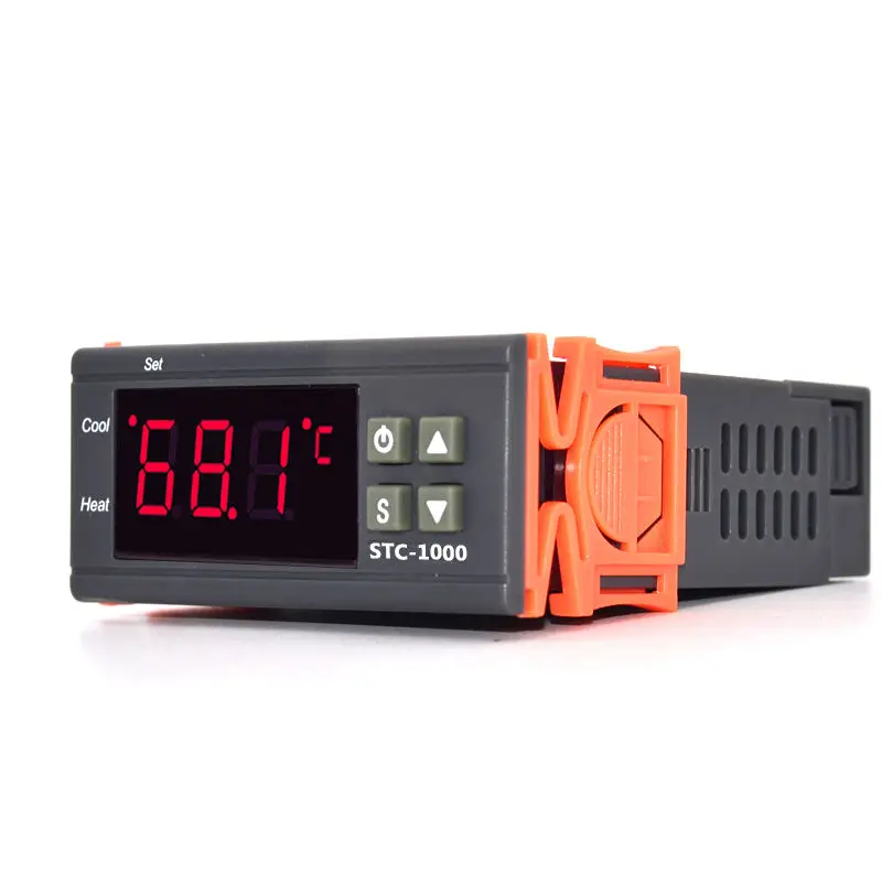 Temperature and Humidity LED Temperature Controller for incubator LED Thermostat Regulator Control
