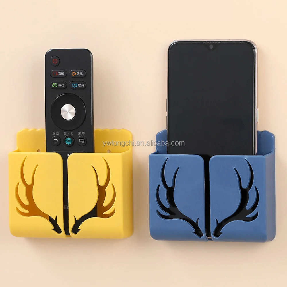 New Coming Christmas Deer Cell Phone Accessories Charger Rack Shelf Mobile Phone Holder Remote Holder Gadget Case for Wall
