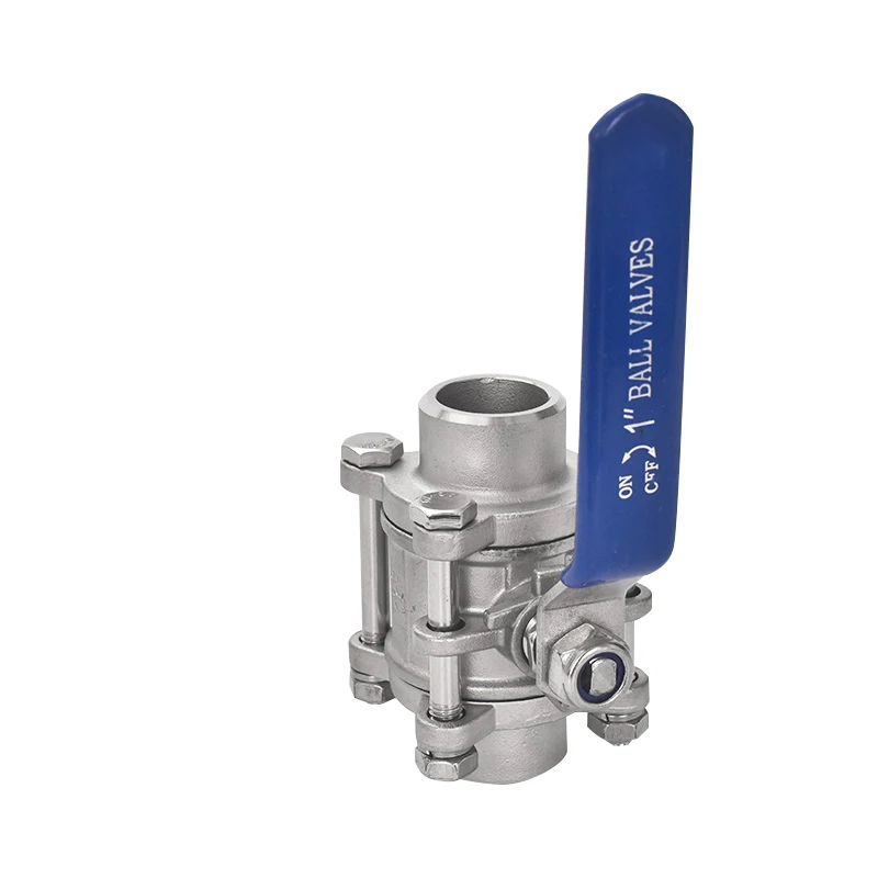 FrtnVlve Factory direct selling stainless steel manual 3pc butt weld ball valve