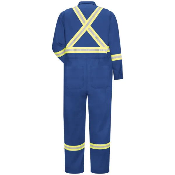 Offshore Reflective Safety Coveralls 100 Cotton  Oil Rig Working Short Sleeve Coverall