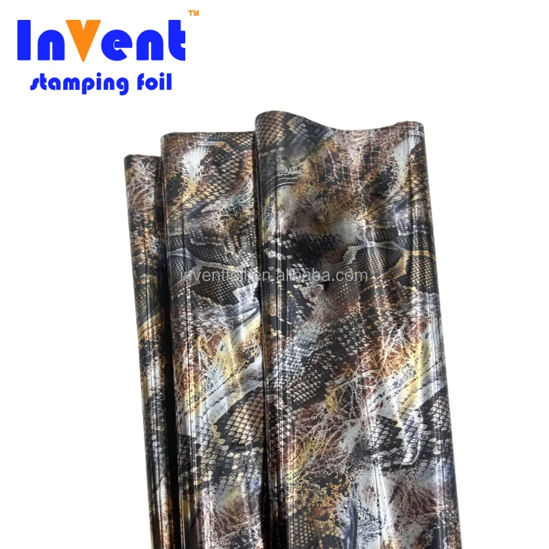 Hot Sale Big colorful cracks Foils DTG High Temperature Resistance Hologram Hot Stamping Foil For Fabrics