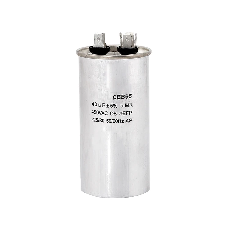 Air Conditioner Condenser Fan Capacitor LG Polarity CBB65 80uf 100uf 300v 2 Pin AC Capacitor