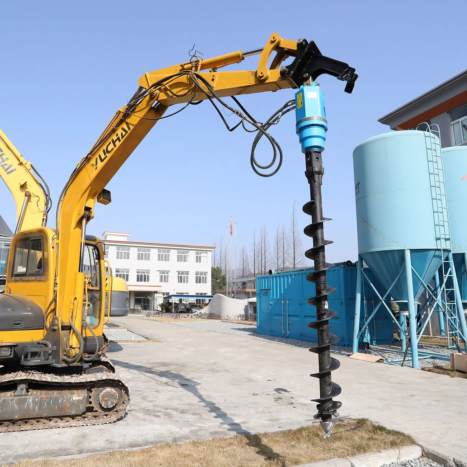 YA3000 Top-level High quality High quality hydraulic motor Spiral Foundation pile driving Excavator hole digger for excavator