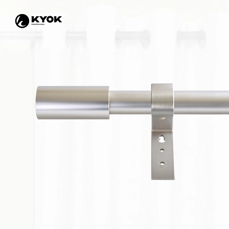 Карниз для штор из матового никеля KYOK Польша