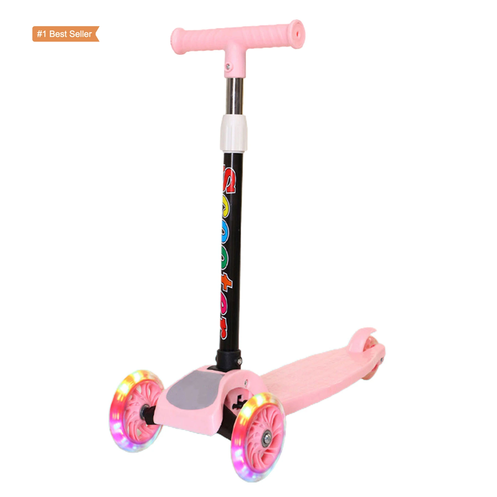 Children 1-3 Years Old Kids Scooter Baby Walker 3 Wheels Baby Shining Folding Kids Scooter Balance Bike