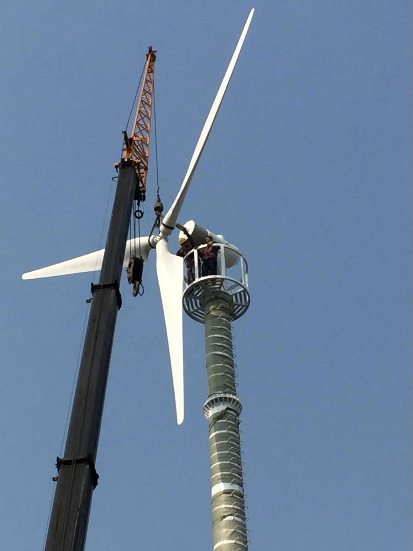 50KW Wind Turbine Generator 3 Phase 380V 480V CE Certification Factory