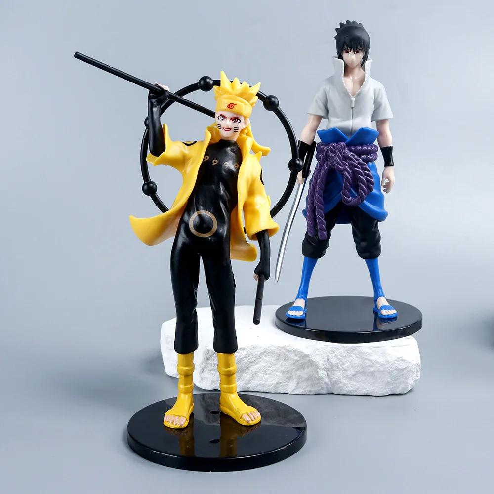 Zealed Hot Sale Anime Narutoing Kakashi Figure Character Model Sasuke Action Figure With Color Box For Kids Gift