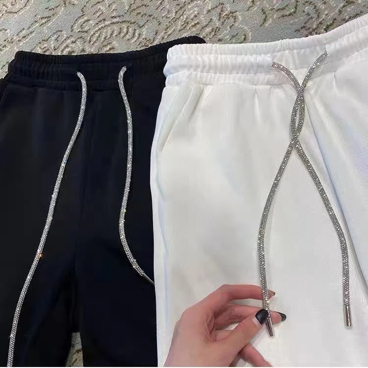 DIY 6 мм Радужная веревка, стразы, украшения для обуви, алмазные кружева, талисманы, шнурки для обуви