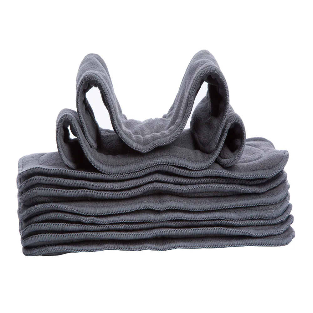 AnAnBaby New Super Absorbent 5 Layer Bamboo Charcoal Inserts For Baby Cloth Diaper
