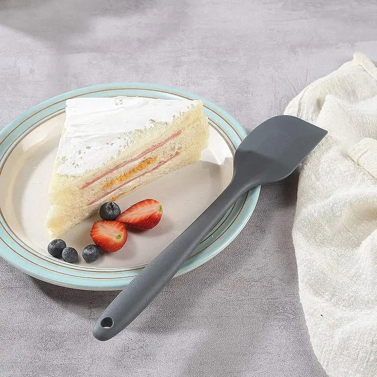 Silicone Spatula Set - 6 pcs Heat Resistant Rubber Spatula for Non-Stick Cookware with Stainless Steel Core