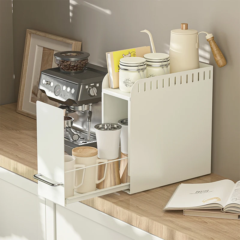 countertop condiments pull-out narrow storage rack kitchen corner stand rack gadgets organizer holders