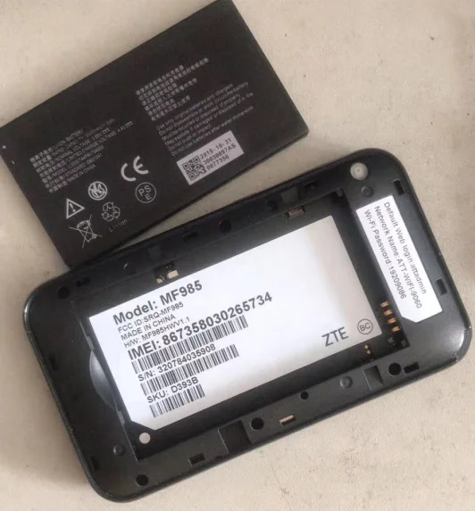 ZTE Velocity 2 AT&T MF985 300 Мбит/с Cat6 Портативный 4G LTE модем маршрутизатор Мобильная точка доступа Wi-Fi со слотом для