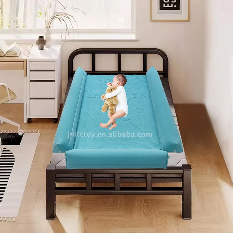 Three side baby sleeping protector inflatable kid bed guard playpen