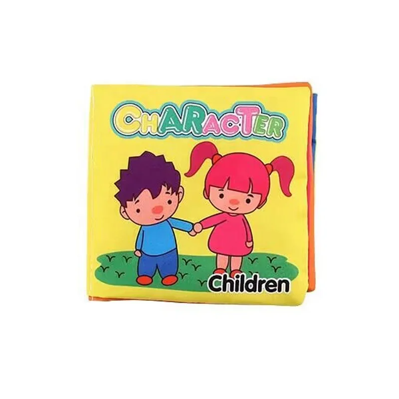 2023 New Design Baby Sensory Interactive Cloth Books 6pcs Wonderful Cloth Book Learning Knowledge For Kids Infant Toy