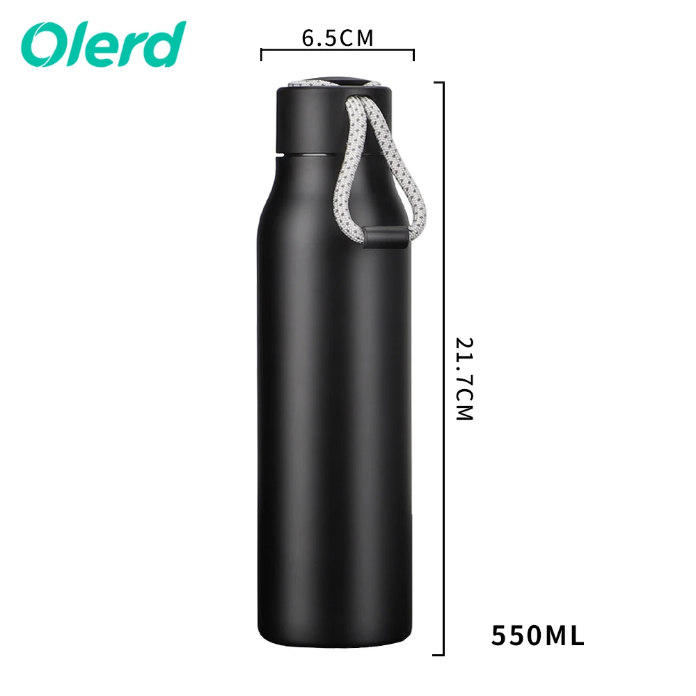 Бутылка для воды из нержавеющей стали с двойными стенками, не содержит Бисфенол А