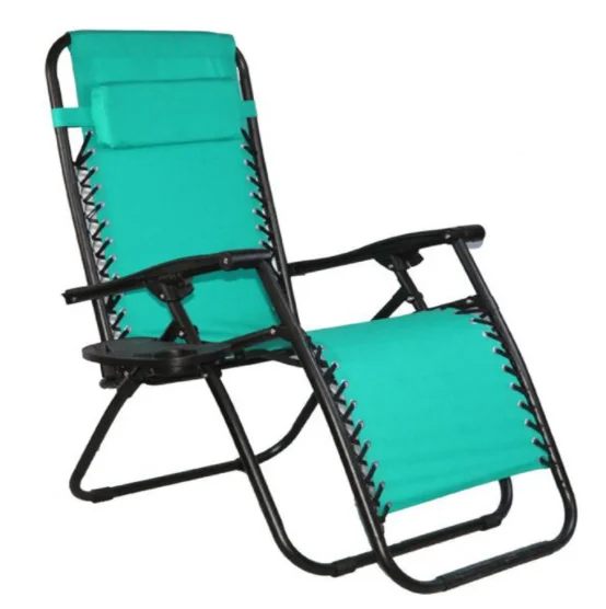 Multifunctional Outdoor Collapsible Beach Sets Portable Sun Lounger Gravity Chairs with Customized