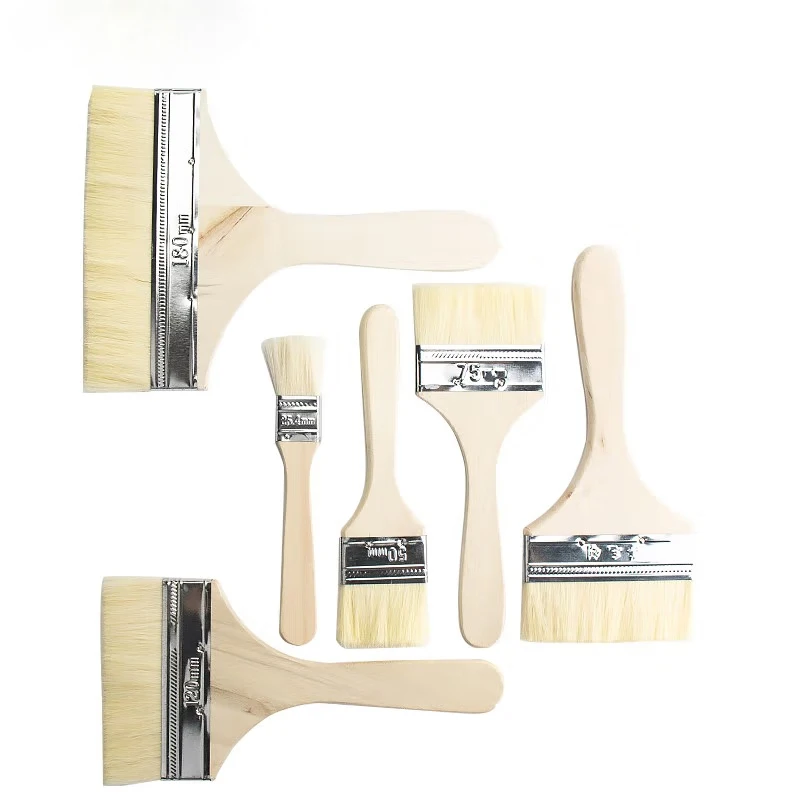 HYSTIC Wool Bristle Paint Brush  Wall Painting and Polishing Customizable Support Bristle Paint Brush