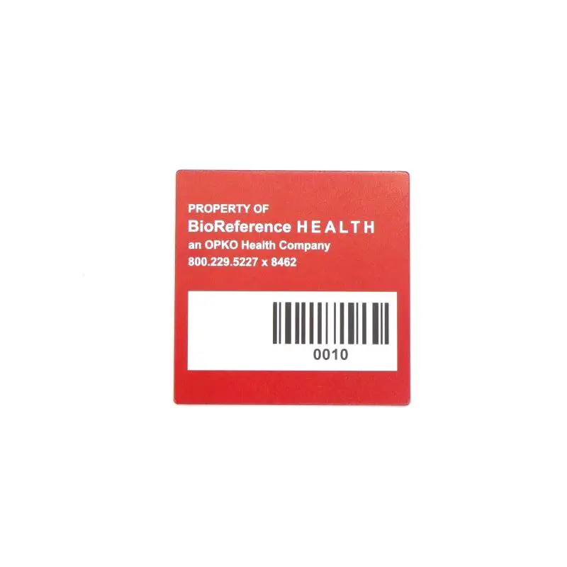 Laser Self Adhesive QR code Metal label Asset Tag Custom Serial Number Barcode Label For Machine