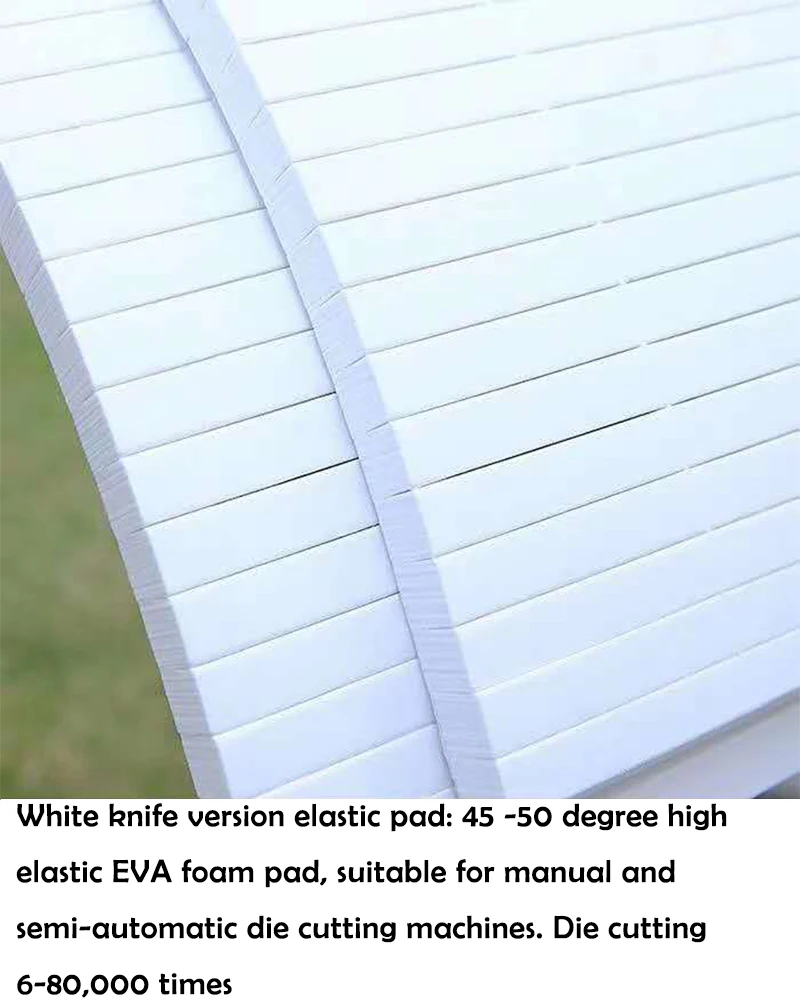 Packing Foam Ejection Rubber Die Blocks Open Cell Ejection Rubber