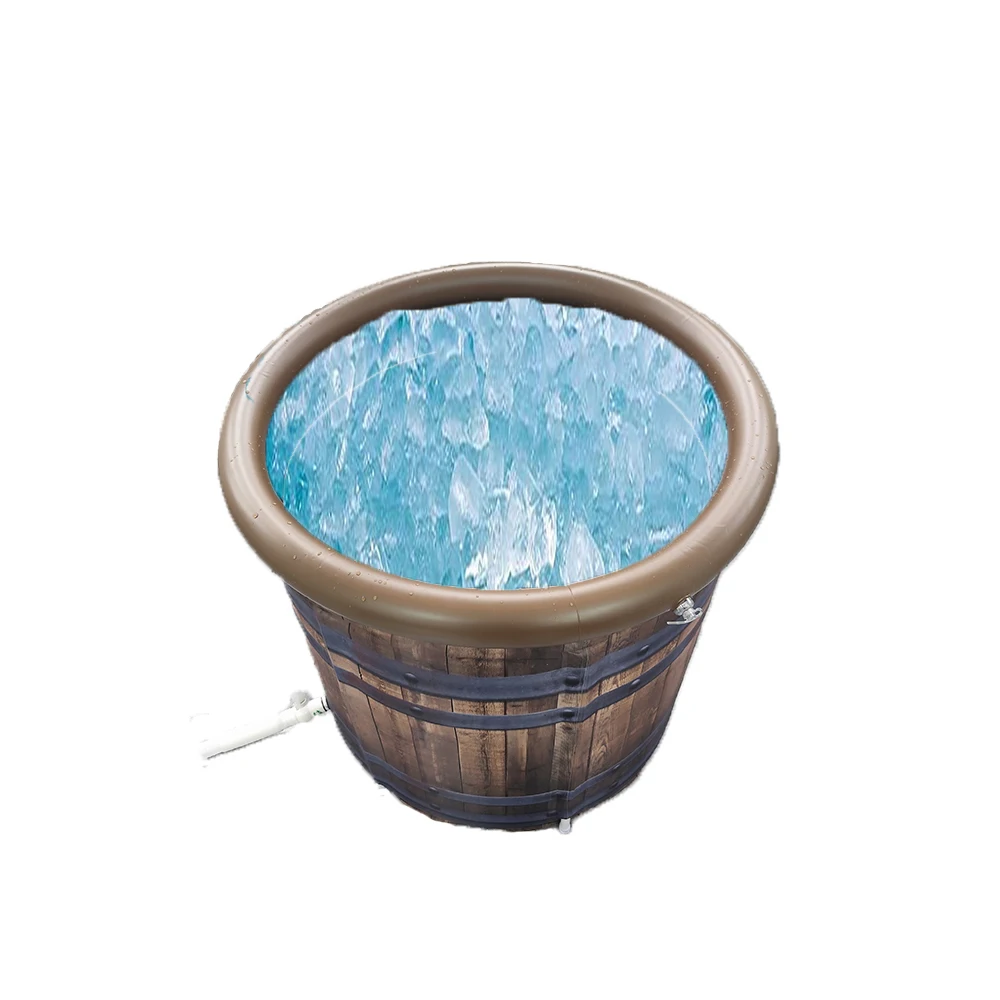 70*70cm Portable Icebath Inflatable Hot Bath Tub for Cold Plunge Therapy Tub Portable Fitness Ice Bath Tub