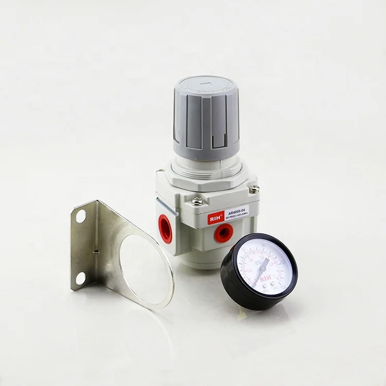 SMC Type AR2000-02 1/4 air source treatment unit pneumatic air pressure regulator with gauge