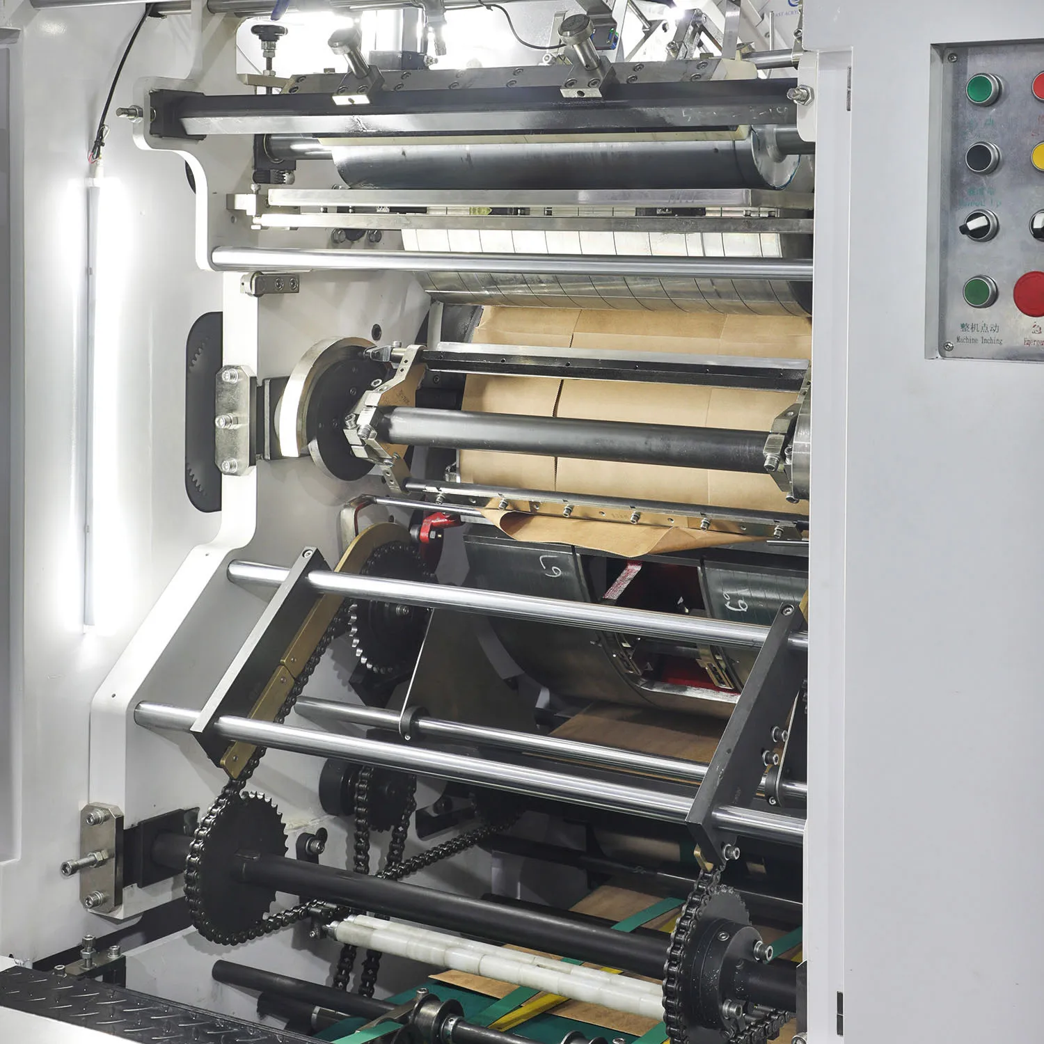 Chinese manufacturer supply paper shopping hand bag making machine prices of paper bag making machines