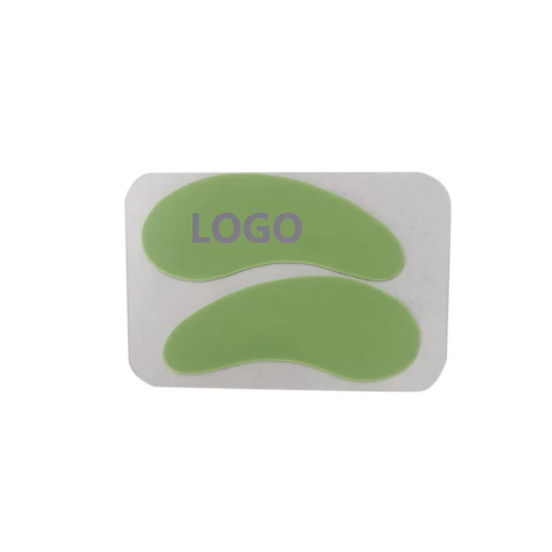 Lash patch reusable lash thin custom silicone foam pads eye logo gel under eyelash mask collagen patches sticky anti