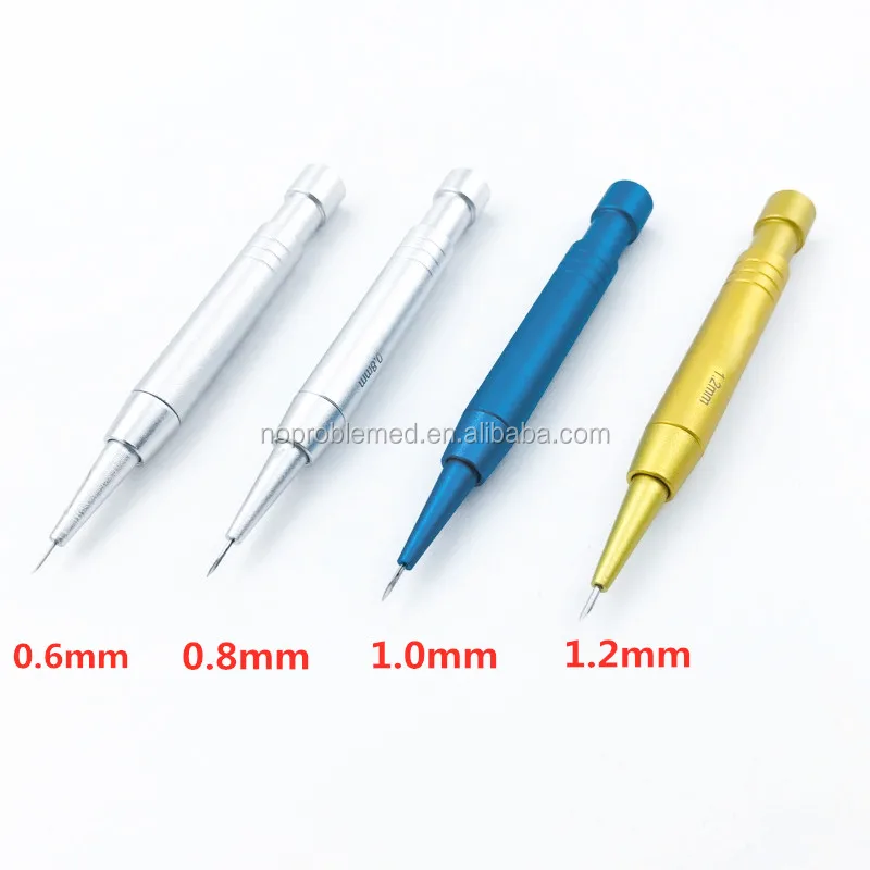 1.0mm stainless steel hair transplant pen hair follicle planting pen New Manually hair implanted tool