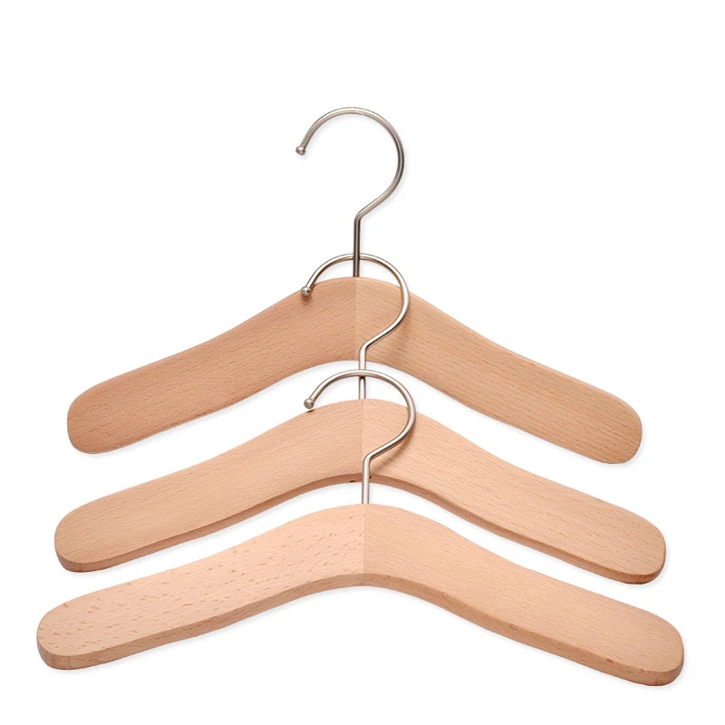High quality  Wooden Children baby Custom clothes hanger natural wooden