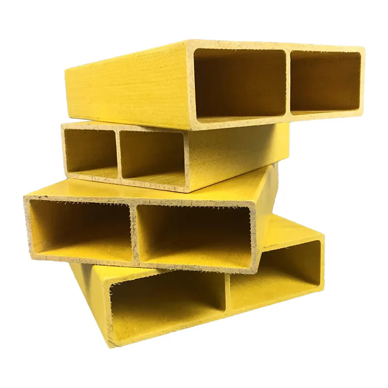 Anti-corrosion Light Weight Pultruded Fiberglass Square Hollow Section