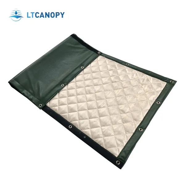 Litong factory direct price noise barrier sound control noise reduction pvc laminated tarp soundproof blanket