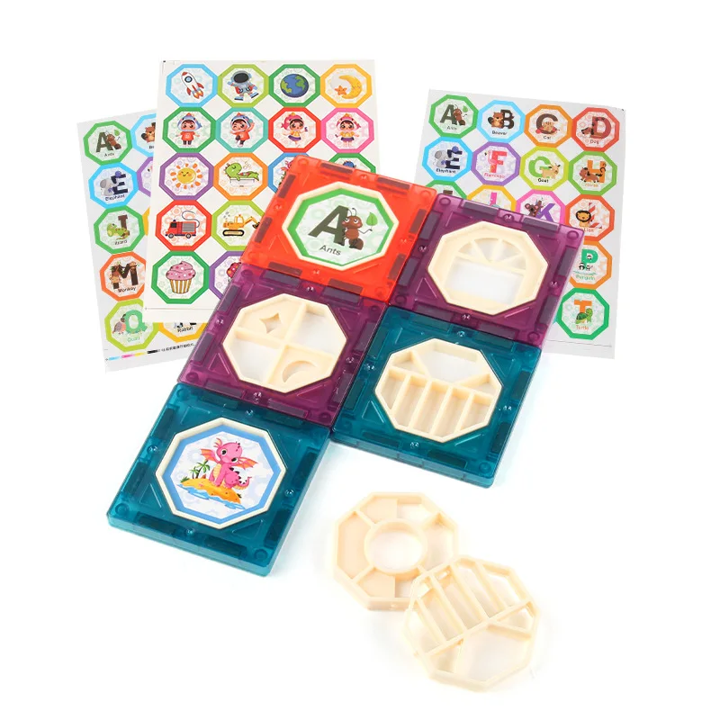 185PCS window magnetic ball slide block educational assembly building blocks kids educational toys