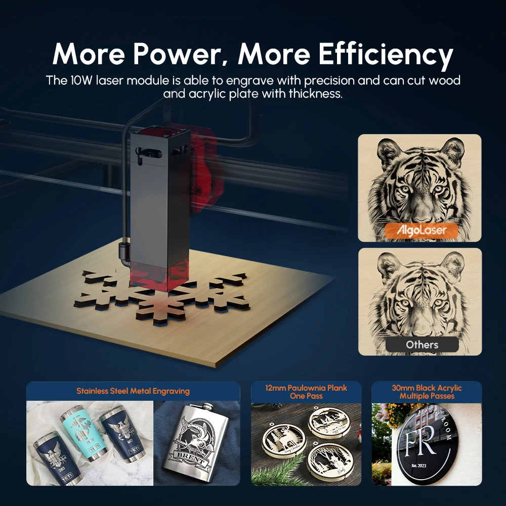 Lazer Engraver Grabador Mquina Cortadora Y Grabadora Carving Precision Laser Engraving Machine Cutting