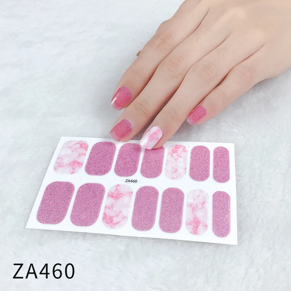 new arrival 2021 Hot Sale Professional 3D Nail Sticker Decals Laser Multi-design DIY Stickers Nail Art Decoration