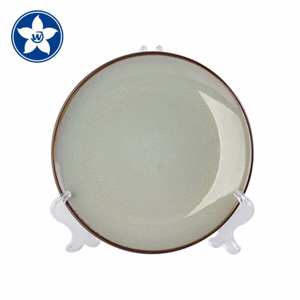OEM Welcome Ceramic Tableware Round Ceramic Soup Plates for Homeware