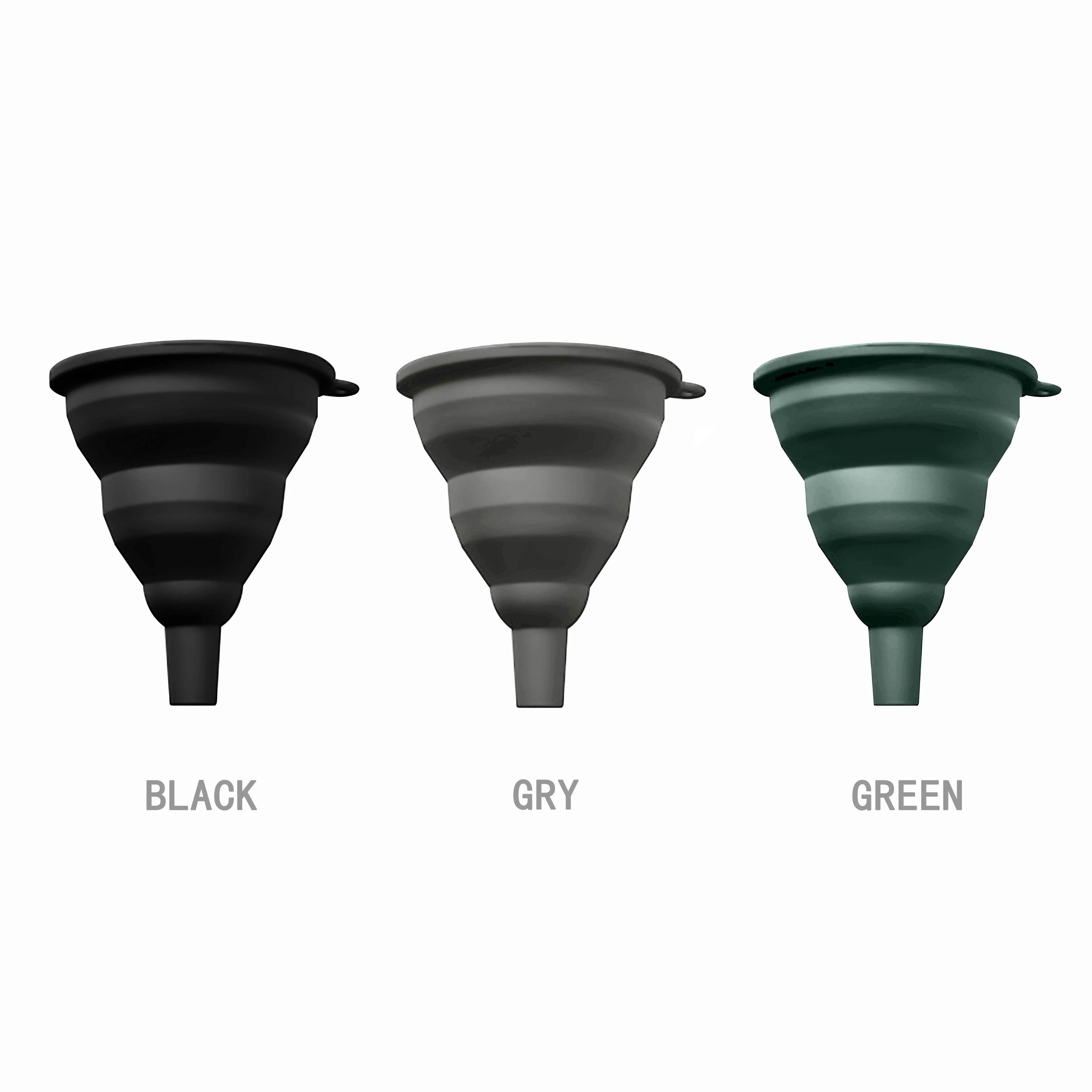 Best selling items new smart kitchen tools and gadgets 2021 food safe cheap wholesale good quality silicone folding funnel set