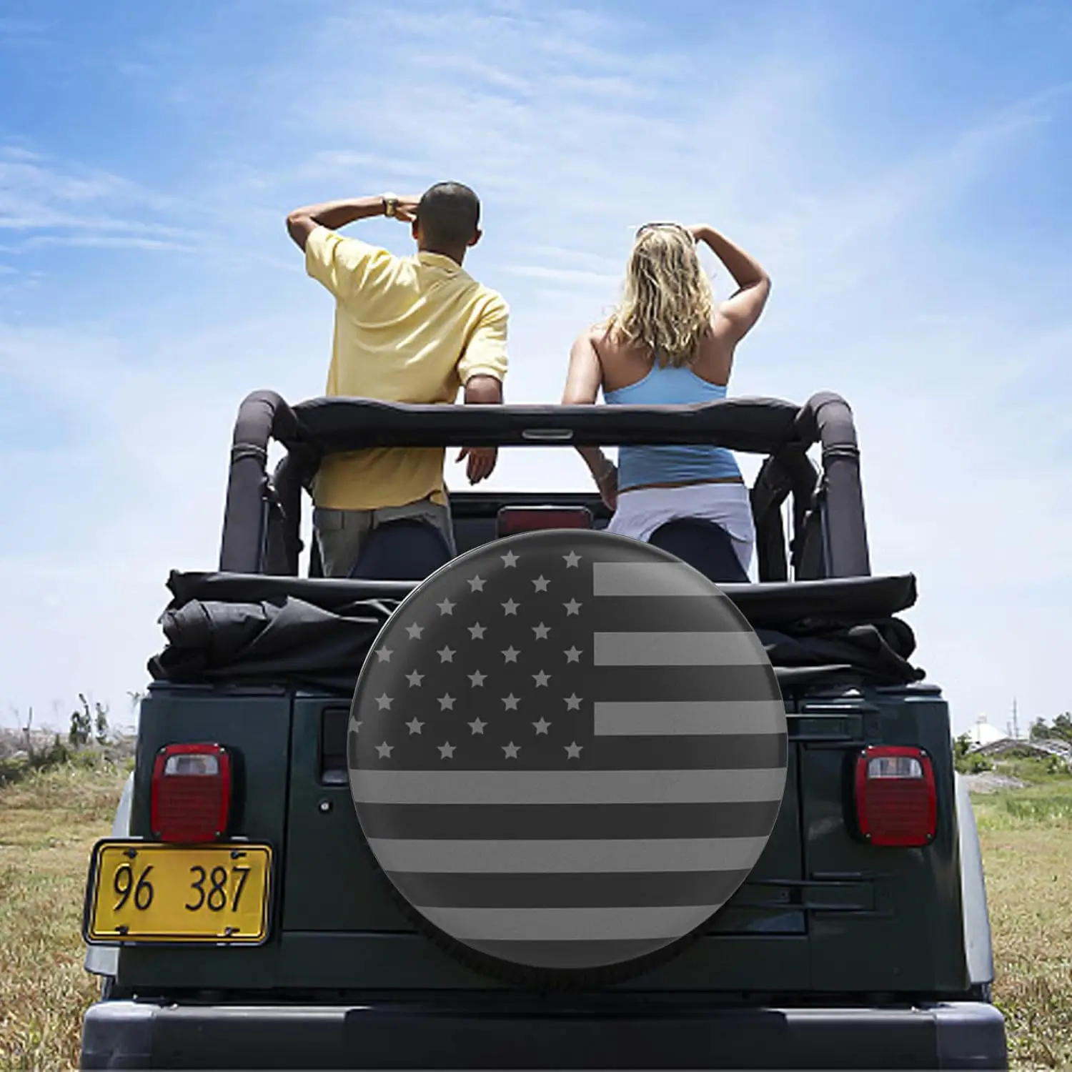 Spare Tire Cover For RV Trailer Waterproof Wheel Cover Camper Spare Tire Cover Fit For Jeep Wrangler RV SUV Truck Travel Trailer