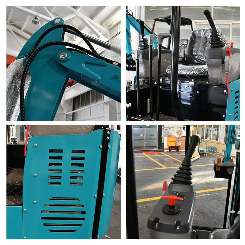 Chinesesmall excavator machine FREE SHIPPING! 3.5 ton mini excavator 1 ton 2 ton Kubota Engine digger excavator mini pelle