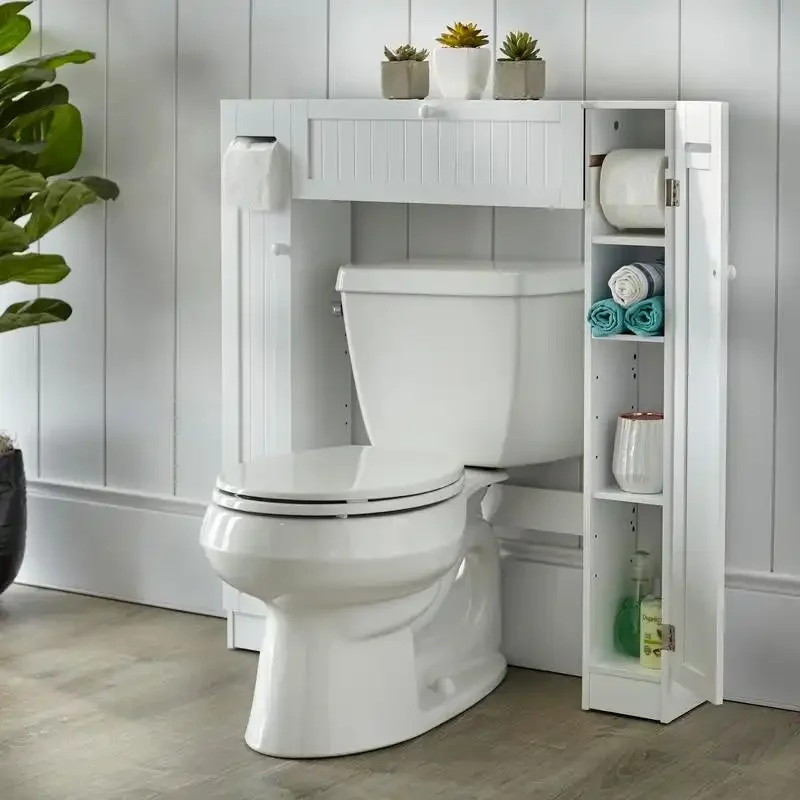 2023 современный органайзер для хранения в ванной комнате Экономия пространства деревянный комнаты шкафу