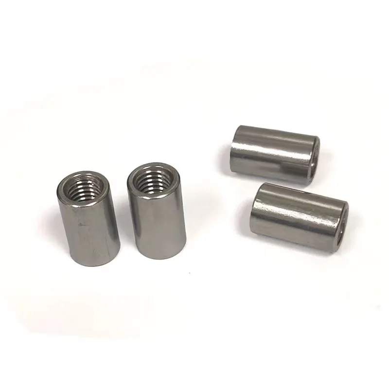 Carbon Steel Stainless steel Long Round Nut Connection Coupling Nut  Metric Round Long Extension Nuts