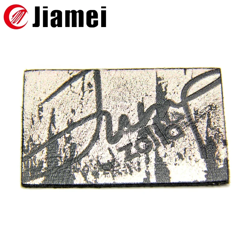 
Wholesale Cheap Price Custom Embossed Jeans Leather Label and leather Tags for Clothing 