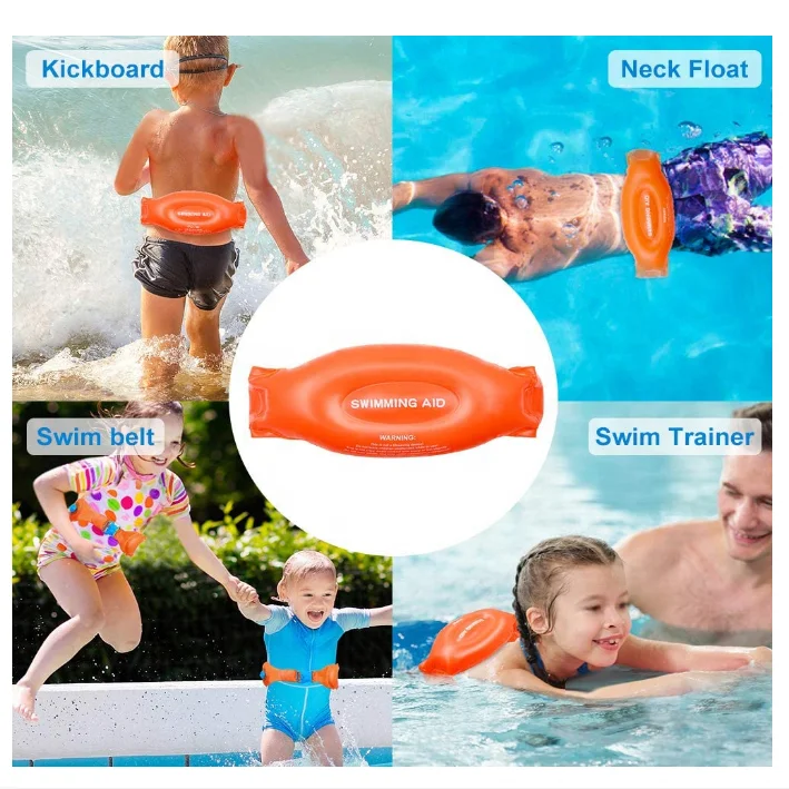 Adjustable Float Plate Training Equipment Buoyancy Band Ring Inflatable Swimming Belt Waist