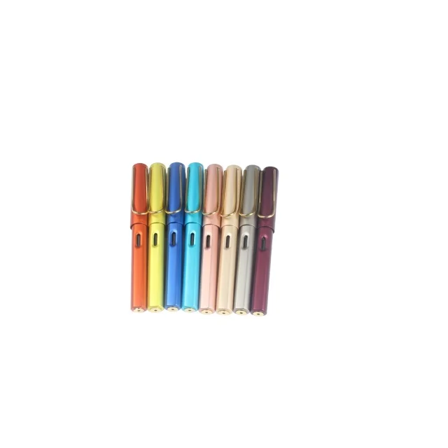 Wholesale Hot Sales Customized Exchengeable Fountain Pen Metal Stationary Ballpoint Pens
