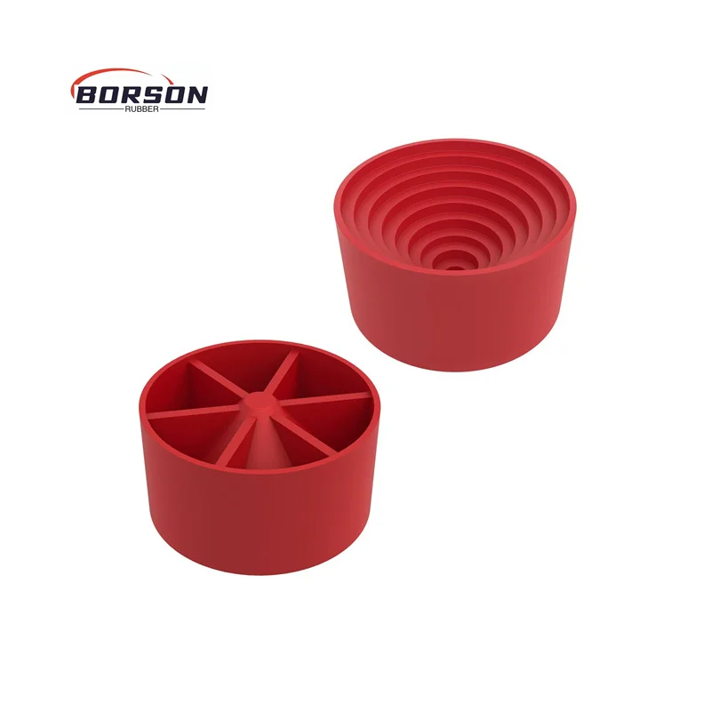 Lab Flask Support Rubber Stand  50ml-1000ml Flasks Black 90mm Diameter Round Bottom Holder