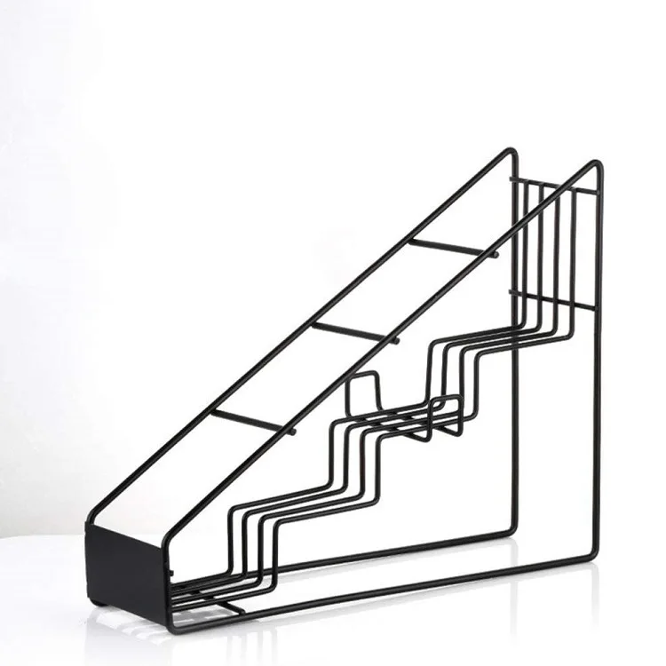 Coffee Syrup Rack for Coffee Bar Accessories Fits with Torani and Monin Syrup Coffee Bar Organizer Holds 4 Bottles