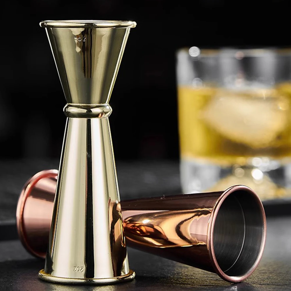 Cocktail Jigger Stainless Steel Measure Cup Double Head Bar Party Wine Cocktail Shaker Jigger for Bar Home Bartender Party