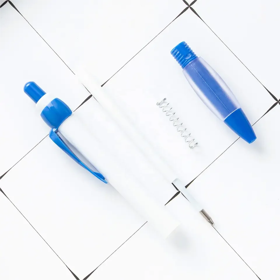 Hot Sell Cheap Custom Recycled Plastic Ballpoint Pen Bowknot Pen Clip Promotional Plastic Ball Pen With Custom Logo