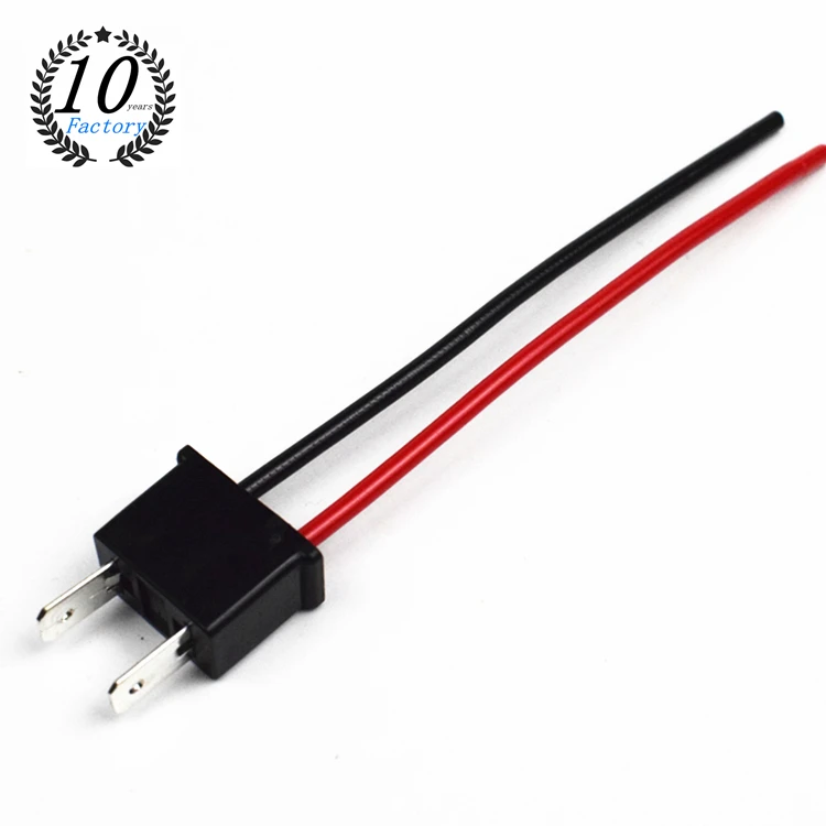SKYEARTH factory offer 2 Pin H7 male Socket Connector For Car headlight xenon lamp Light h7 led adapter