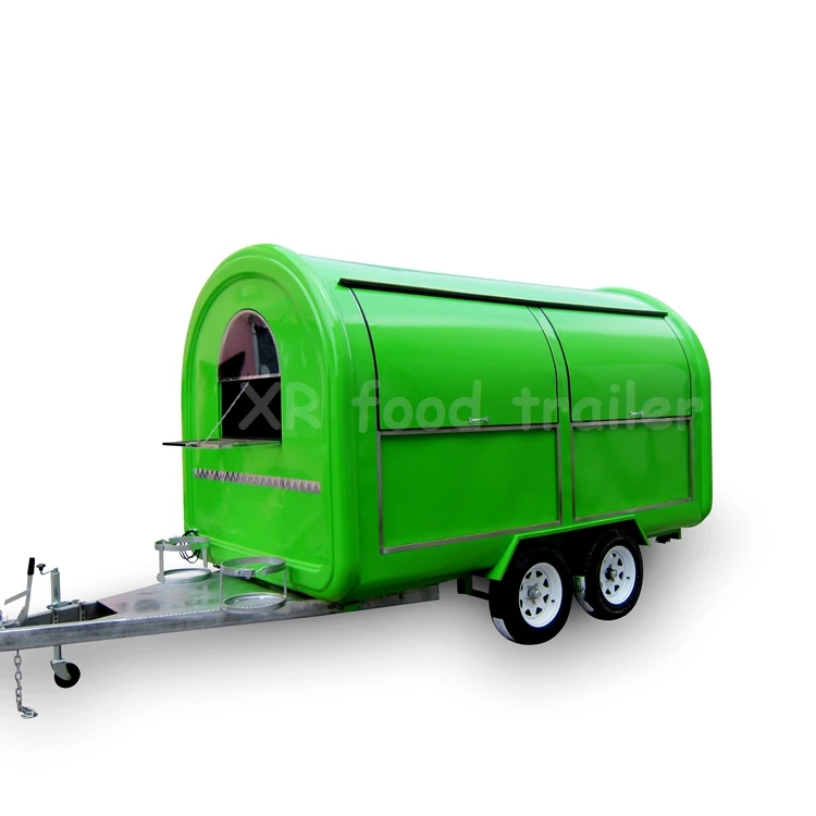 12ft Retro Turkey Convenient Cart Mobile Shipping Container Kiosk Concession Food Trailer Importer Fiber Glass Mobile Restaurant